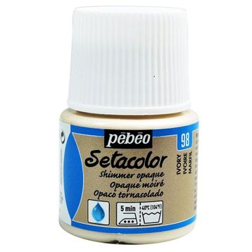 Pebeo Setacolor Metalik 98 Shimmer Ivory Opak Kumaş Boyası
