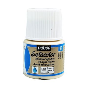 Pebeo Setacolor Metalik 98 Shimmer Ivory Opak Kumaş Boyası