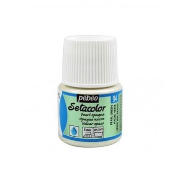 Pebeo Setacolor Yanar Döner 94 Pearl Green Opak Kumaş Boyası