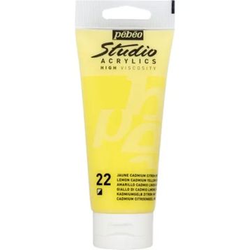 Pebeo Studio 100 ml Lemon Cadmium Yellow Akrilik Boya