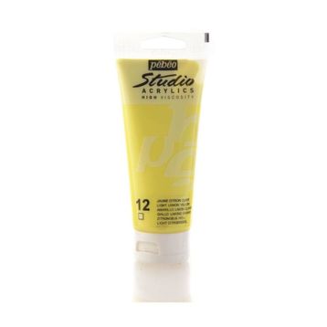 Pebeo Studio 12 J C C Light Lemon Yellow 100ml Akrilik Boya