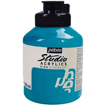 Pebeo Studio 28 Cerulean Blue 500ml Akrilik Boya