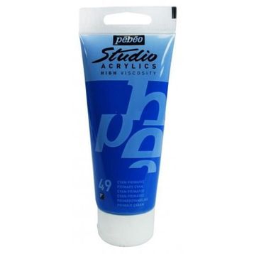 Pebeo Studio 49 Primary Cyan 100ml Akrilik Boya