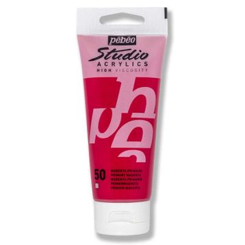 Pebeo Studio 50 Primary Magenta 100ml Akrilik Boya