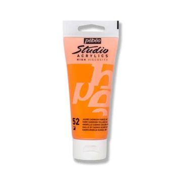 Pebeo Studio 52 Dark Cadmium Yellow 100 ml Akrilik Boya