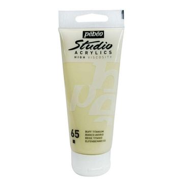 Pebeo Studio Buff Titanium 65 100ml Akrilik Boya