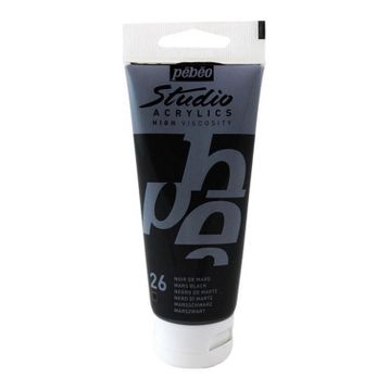 Pebeo Studio Mars Siyah 831-26 100 ml Akrilik Boya