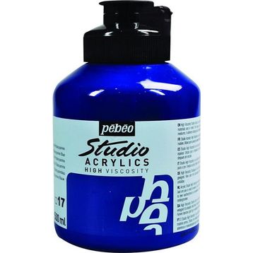 Pebeo Studio No:17 Phthocyanine Blue 500ml Akrilik Boya