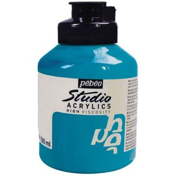 Pebeo Studio No:28 Cerulean Blue 500ml Akrilik Boya