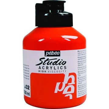 Pebeo Studio No:32 Cadmium Orange 500ml Akrilik Boya