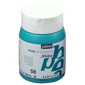 Pebeo Studio No:58 Turquoise Green 500ml Akrilik Boya