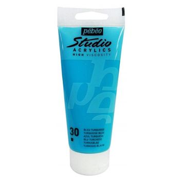 Pebeo Turquoise Blue 30 100 ml Studio Akrilik Boya
