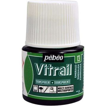 Pebeo Vitrail Emerald 13 45 ml Transparan Cam Boyası