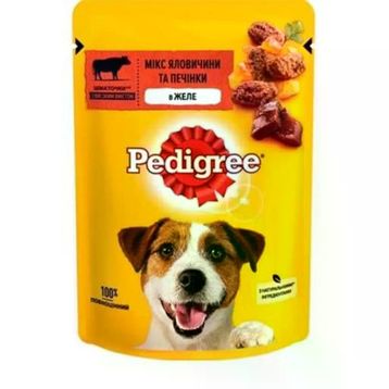 Pedigree Pouch Sığır Etli Kuzulu ve Havuçlu 100 gr Yetişkin Köpek Konservesi