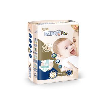 Pedo Plus No:3 Midi 272 Adet Bebek Bezi