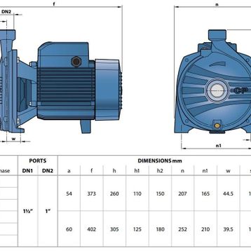 Pedrollo CPM 210C Tek Fanlı Santrifüj Pompa