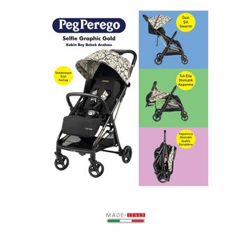 Peg Perego graphic gold Selfie Bebek Arabası