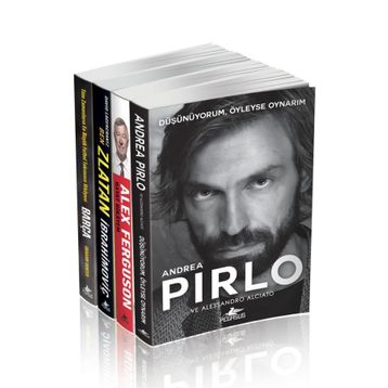 Pegasus Yayınları Andrea Pirlo-Alex Ferguson-Zlatan İbrahimoviç-Barça Futbol Efsaneleri 4 Kitap Seti