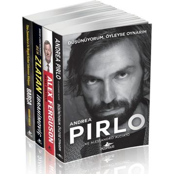 Pegasus Yayınları Andrea Pirlo-Alex Ferguson-Zlatan İbrahimoviç-Barça Futbol Efsaneleri 4 Kitap Seti