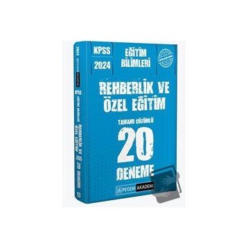 Pegem Akademi 2024 KPSS Eğitim Bilimleri Rehberlik ve Özel Eğitim 20 Deneme