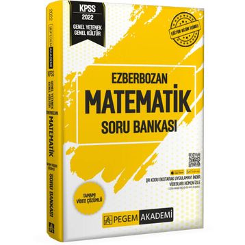 Pegem Akademi Genel Yetenek Genel Kültür Ezberbozan Matematik Soru Bankası