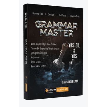 Pegem Akademi Yayıncılık - Grammar Master YKS - DİL YDS
