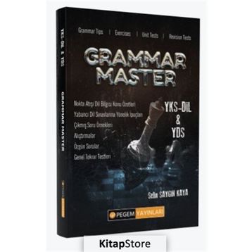 Pegem Akademi Yayıncılık - Grammar Master YKS - DİL YDS