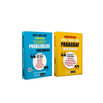 Pegem Yayınları Ezberbozan Paragraf ve Problemler Soru Bankası Seti 2 Kitap