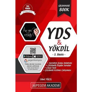 Pegem Yayınları YDS & YÖKDİL Grammar Book