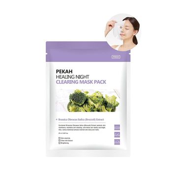 Pekah 25 ml 13 Bitki Özü İçeren Nemlendirici Temizleyici Tazeleyici Healing Clearing Yüz Maskesi