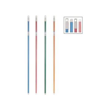Pekpak 120 cm Mopeda Çift Renkli Metal Fırça Sapı