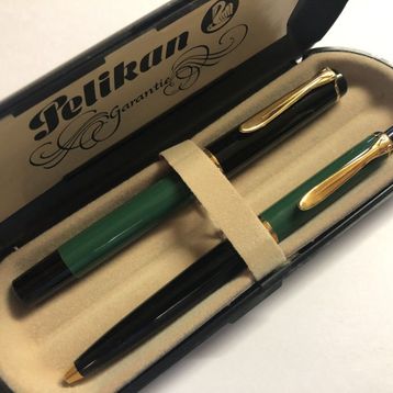 Pelikan 151 Siyah Yeşil Tükenmez Kalem