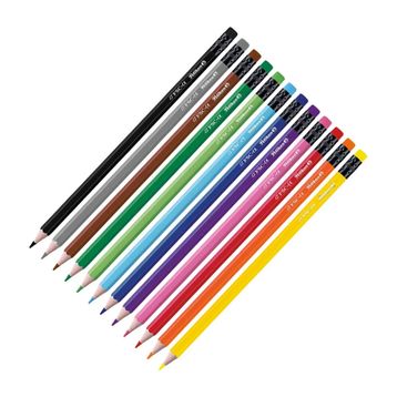 Pelikan 700689 12 Renk Silgili Kuru Boya Kalemi