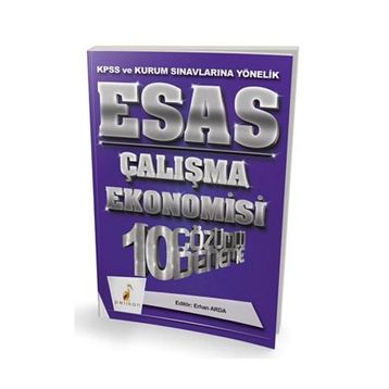 Pelikan Yayıncılık 2018 KPSS ve Kurum Sınavlarına Yönelik Esas Çalışma Ekonomisi 10 Çözümlü Deneme