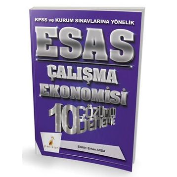 Pelikan Yayıncılık 2018 KPSS ve Kurum Sınavlarına Yönelik Esas Çalışma Ekonomisi 10 Çözümlü Deneme
