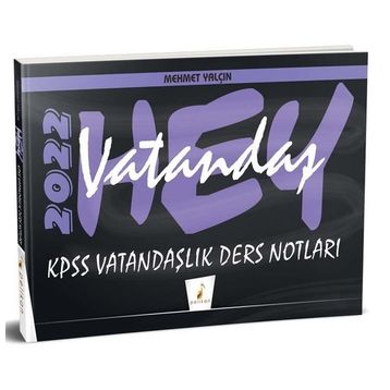Pelikan Yayıncılık Hey Vatandaş 2022 KPSS Vatandaşlık Ders Notları Pelikan Yayınları