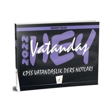 Pelikan Yayıncılık Hey Vatandaş 2022 KPSS Vatandaşlık Ders Notları Pelikan Yayınları