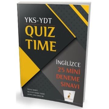 Pelikan Yayıncılık YKS-YDT İngilizce Quiz Time 25 Mini Deneme Sınavı