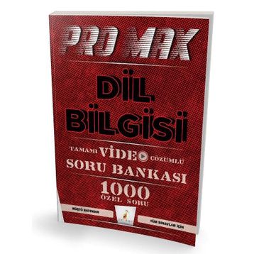 Pelikan Yayınları Pro Max Dil Bilgisi Tamamı Video Çözümlü Soru Bankası