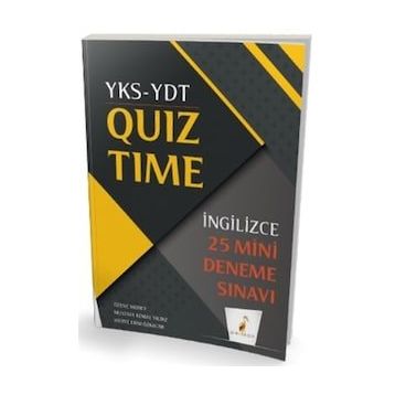 Pelikan YKS-YDT İngilizce Quiz Time 25 Mini Deneme Sınavı