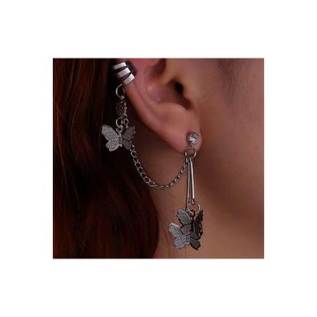 Pelin Aksesuar Kelebekli Kulak Aksesuarı Piercing