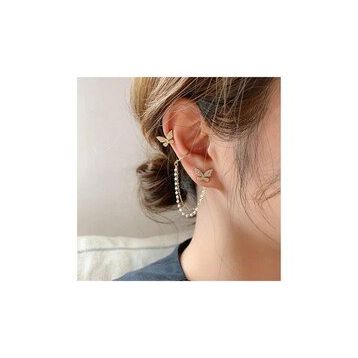 Pelin Aksesuar Kelebekli Kulak Aksesuarı Piercing