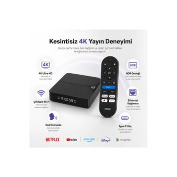 Pell C8 16 GB 4K Android Tv Box