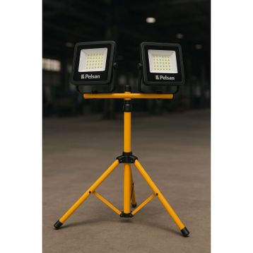Pelsan 2x50W Tripod Ayaklı Led Projektör