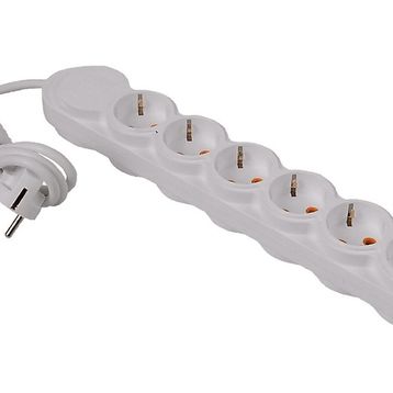 Pelsan 6'lı 2 m Çocuk Korumalı Beyaz Topraklı Priz