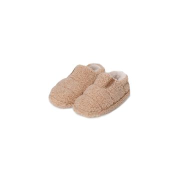 Peluche TED-KCL Krem Camel Teddy Women Slipper Günlük Kadın Ev Pandufu