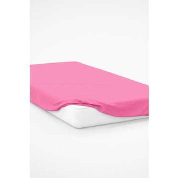 Pembe 150x200 cm Çift Kişilik Lastikli Penye Çarşaf
