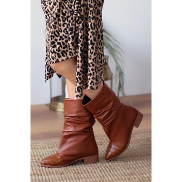 Pembe Potin A543-20 Taba Kadın Bot