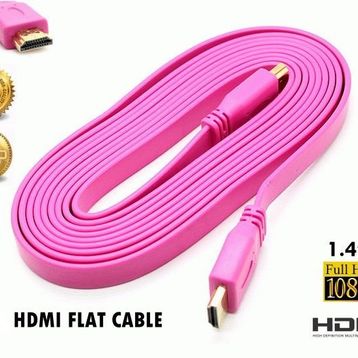 Pembe V1.4 3D 1.5 m Yassı HDMI Kablo