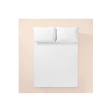 Penelope Pure Serisi 100x200 cm Beyaz Pamuk Percale Lastikli Çarşaf